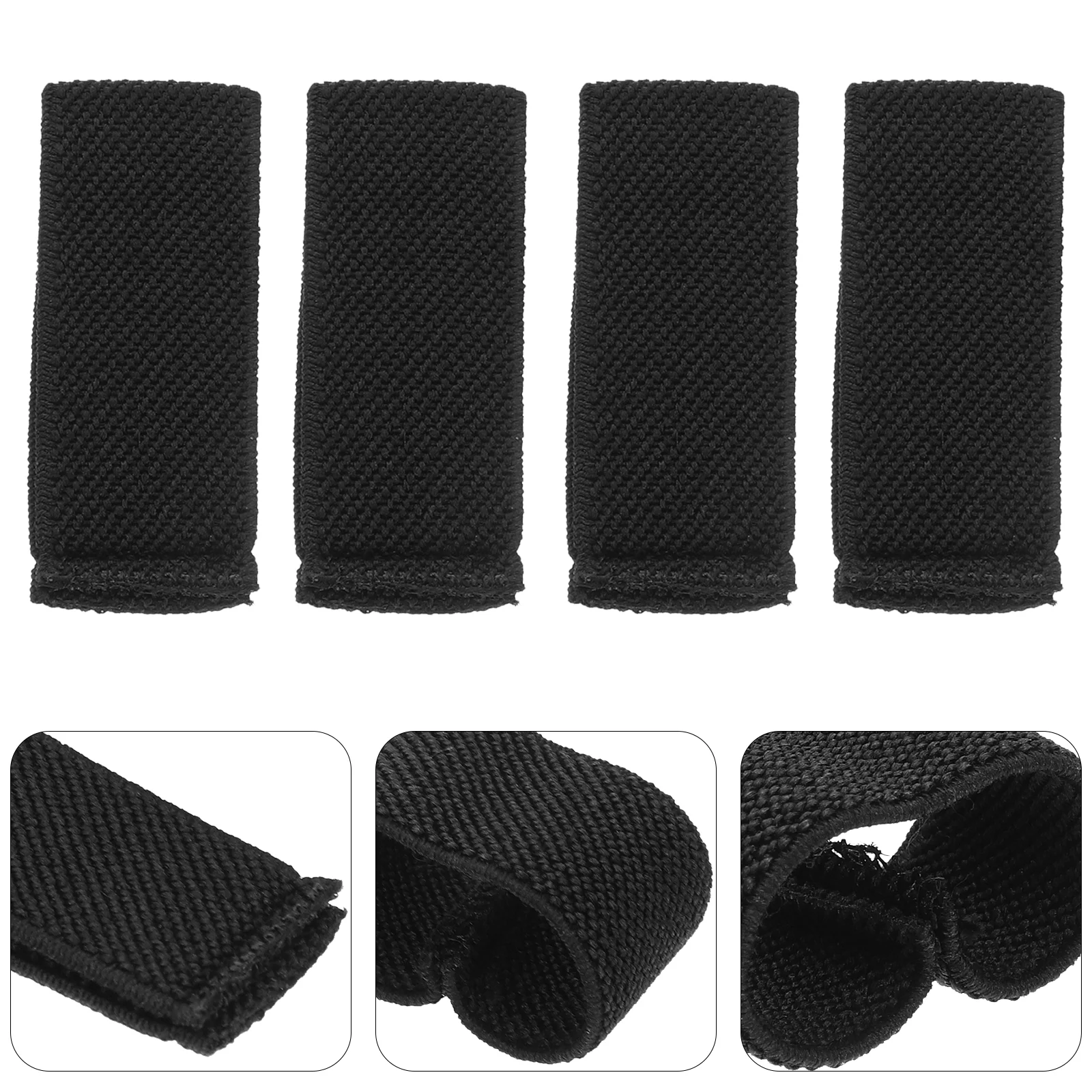 

4 Pcs Belt Anchor Duty Keepers Loop Ribbon Outdoor Gear Accessories Strap Retainers Nylon Backpack Fixing Hoops