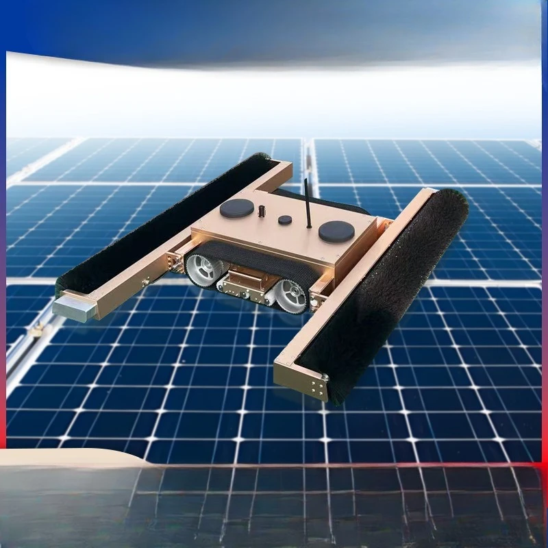 

Automatic solar panel cleaning system, automatic solar panel cleaning robot