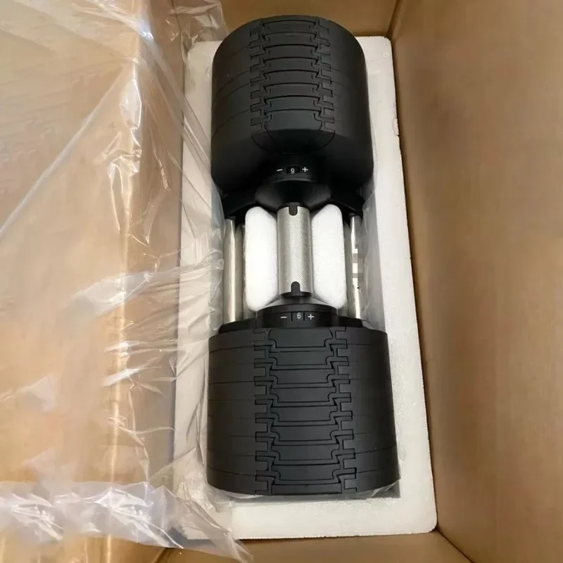 

32kg New Design Square Weight Adjustable Dumbbell Set Non-Slip Dumbbell Strength Training for Home Square Weight Plates