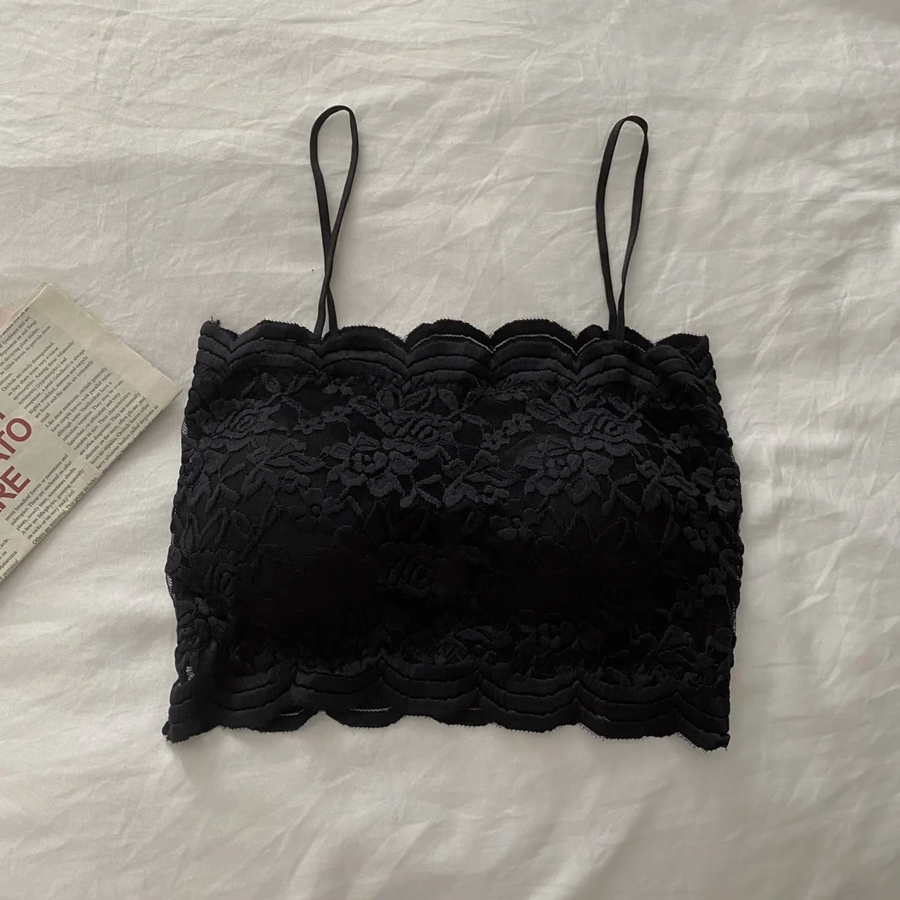 Sous-vêtements en coton pour femmes, hauts tubulaires, Sexy, haut en dentelle, soutien-gorge imprimé à la mode, sans anneau en acier, Lingerie confortable pour l'extérieur