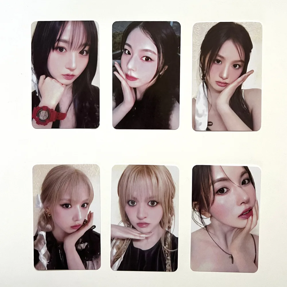 Imagem -05 - Coleção de Cartões Nmixx Lomo Novo Álbum Fe3o4 Segure hd Photocards Kyujin Jiwoo Bae Aquoso Leiyun Presentes Peças por Conjunto