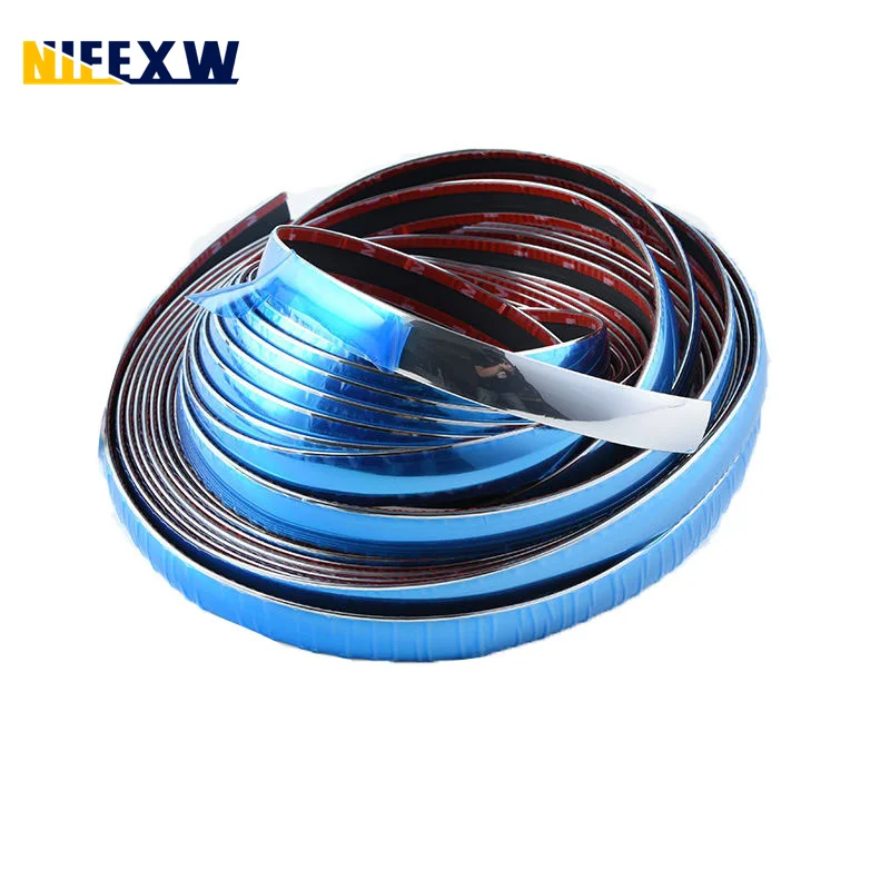 

Car Body Strip Bumper Auto Door Protective Moulding Styling Trim Sticker Anti-Collision Tape Bumper Grill Chrome Moulding Trim