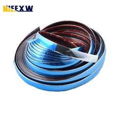 Car Body Strip Bumper Auto Door Protective Moulding Styling Trim Sticker Anti-Collision Tape Bumper Grill Chrome Moulding Trim