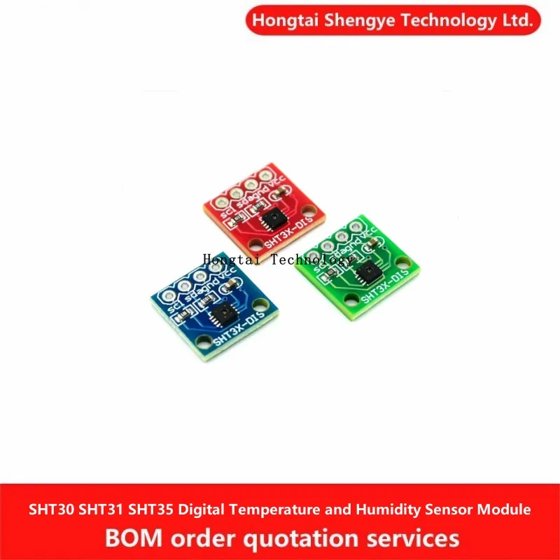 SHT30 SHT31 SHT35 Módulo Sensor de Temperatura e Umidade Comunicação I2C DIS Digital Ampla Tensão