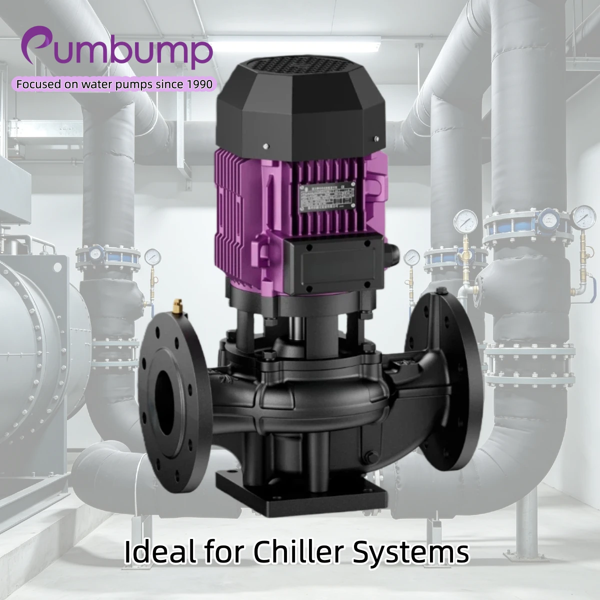 Horizontal Single Stage Centrifugal Pump HVAC Chilled Water Cooling Water Circulation Back Pull Out Easy Maintenance