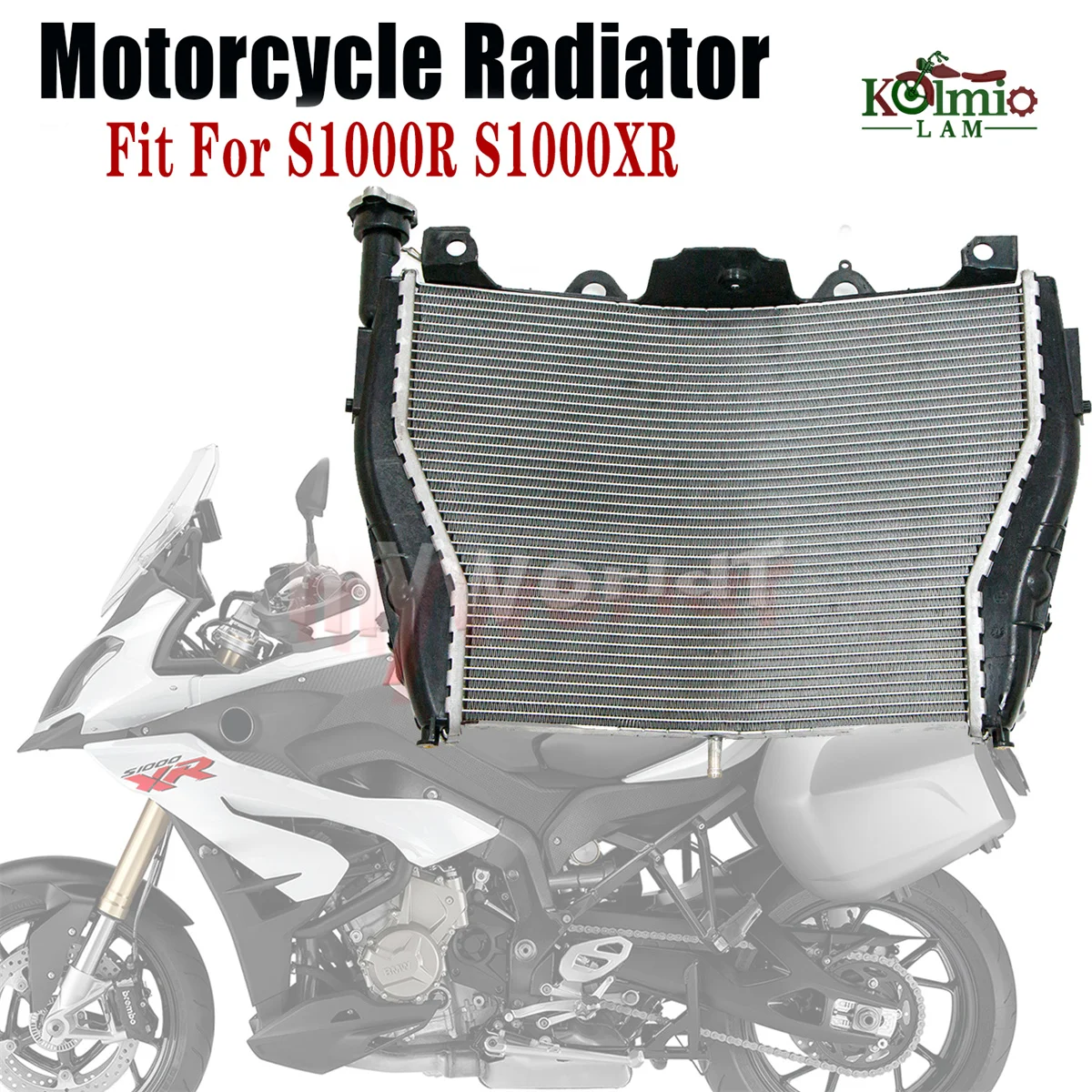 Fit For BMW S1000R 2013 - 2020 S1000XR 2015 - 2019 Aluminium Motorcycle Replacement Radiator Cooler S1000 S 1000 R XR