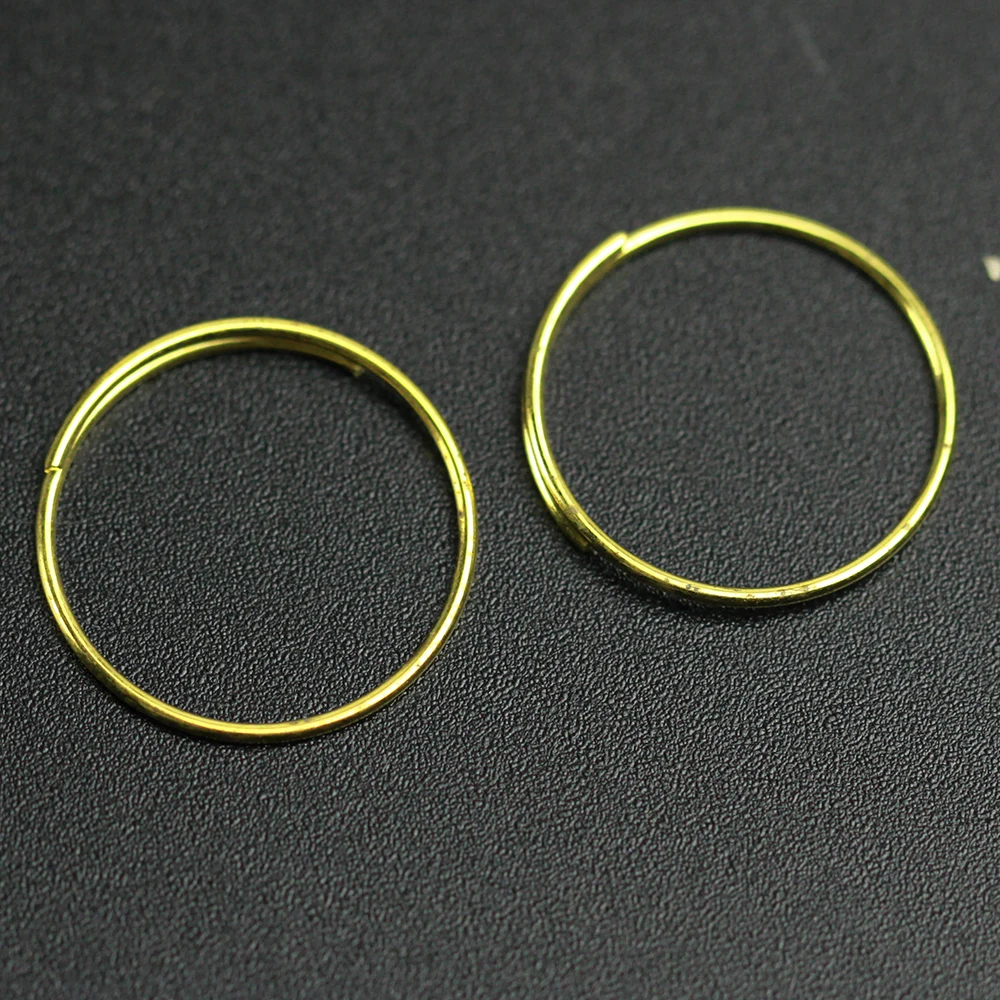 12mm Golden Color Connectors  Metal Rings For Crystal Balls  Pendants Beads Connect Decoration