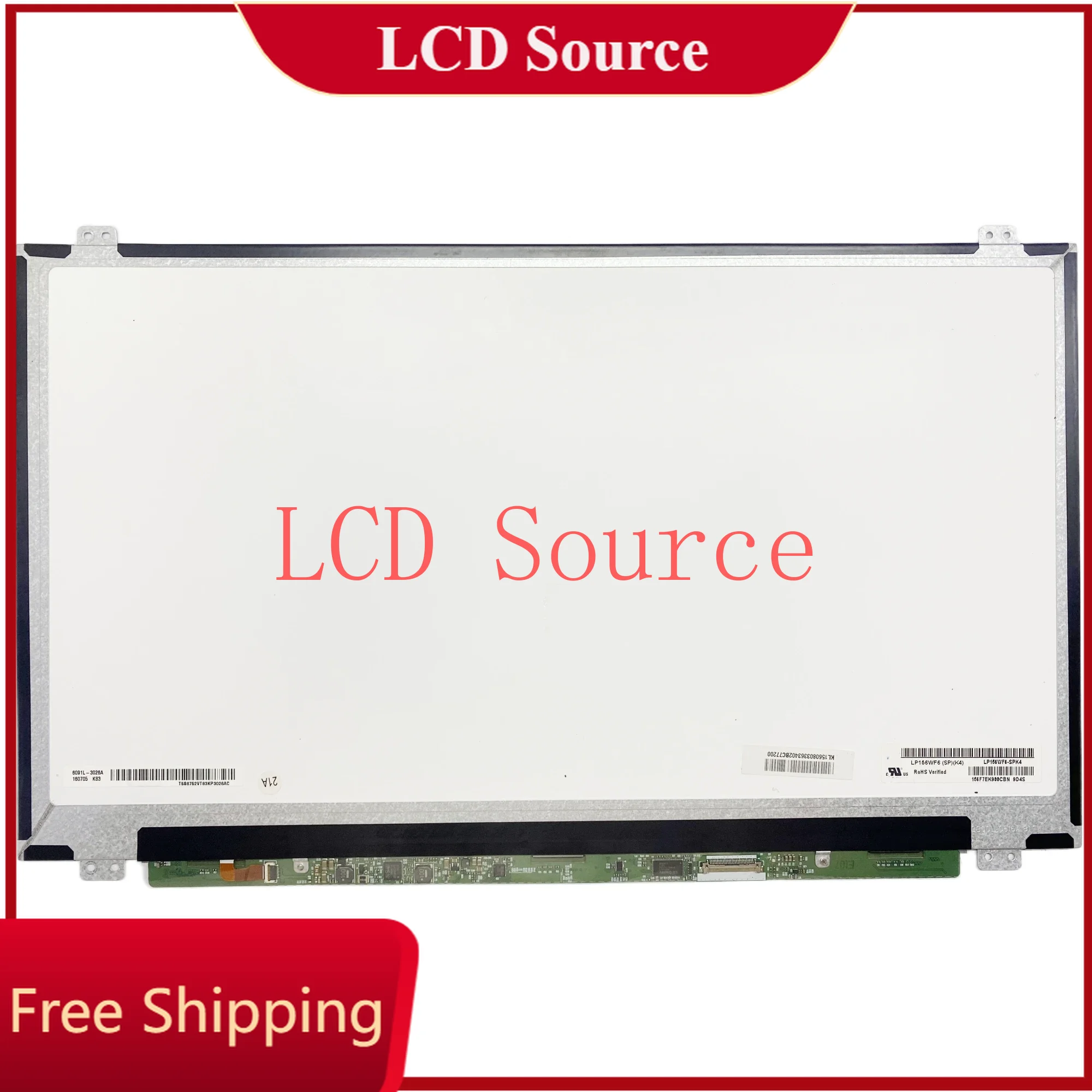 

LP156WF6 SPK4 IPS 15.6 inch Laptop FHD 1920x1080 Display Panel EDP Matrix Replacement LCD LED Screen