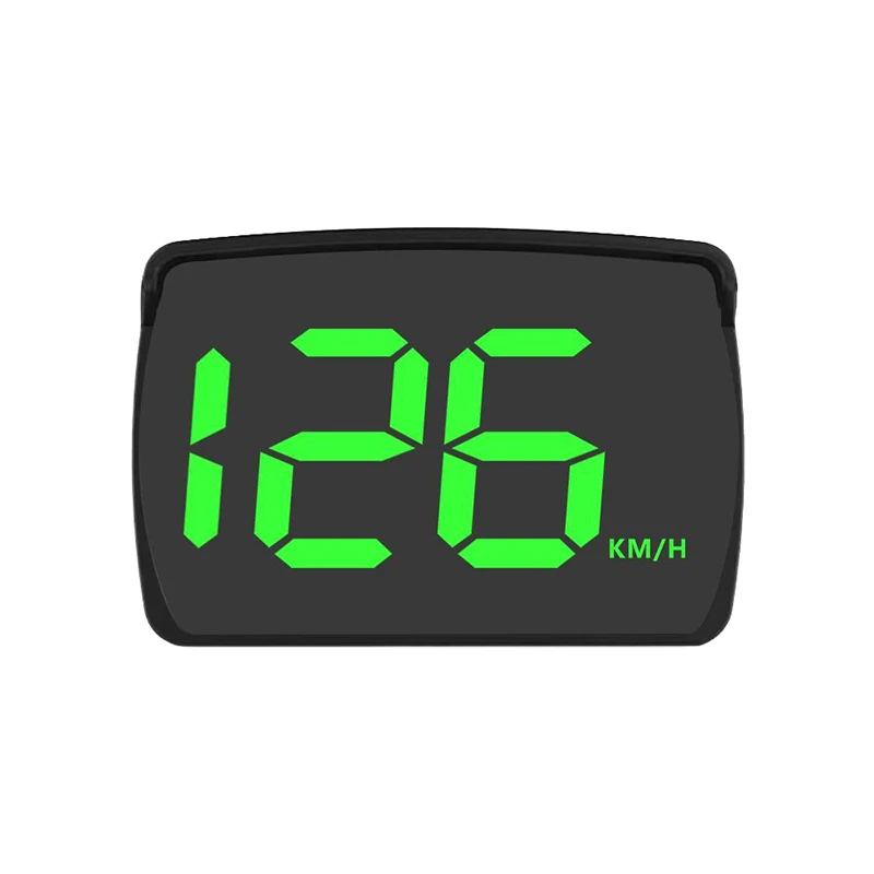 Universal Car HUD Digital Speedometer - Head Up Display for Motor and Truck Vehicles with KM/H Display and USB Power Supply