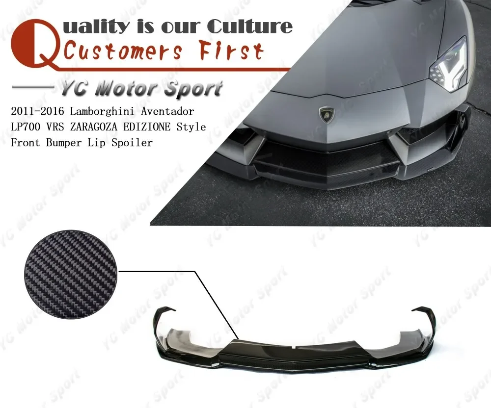 

Карбоновый передний спойлер в стиле VRS ZARAGOZA EDIZIONE для Aventador LP700 2011-2016 годов выпуска, нижний сплиттер для переднего бампера.