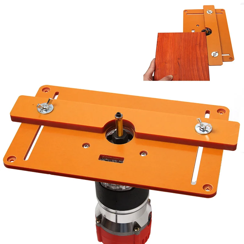 

Woodworking milling groove chamfering and trimming machine balance plate milling table insertion plate guide rail workbench tool