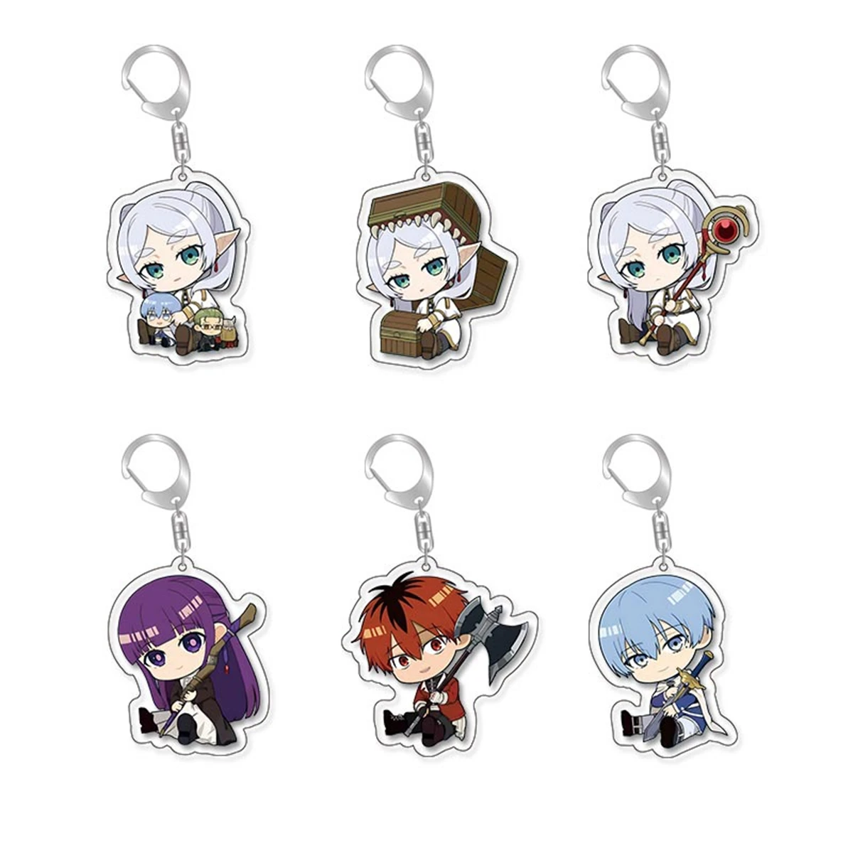 Anime Acrylic Keychain- Florian Cute Cartoon Character Pendant, Suitable for Bags and Keys,cosplay gifts Perfect Gift for Fans