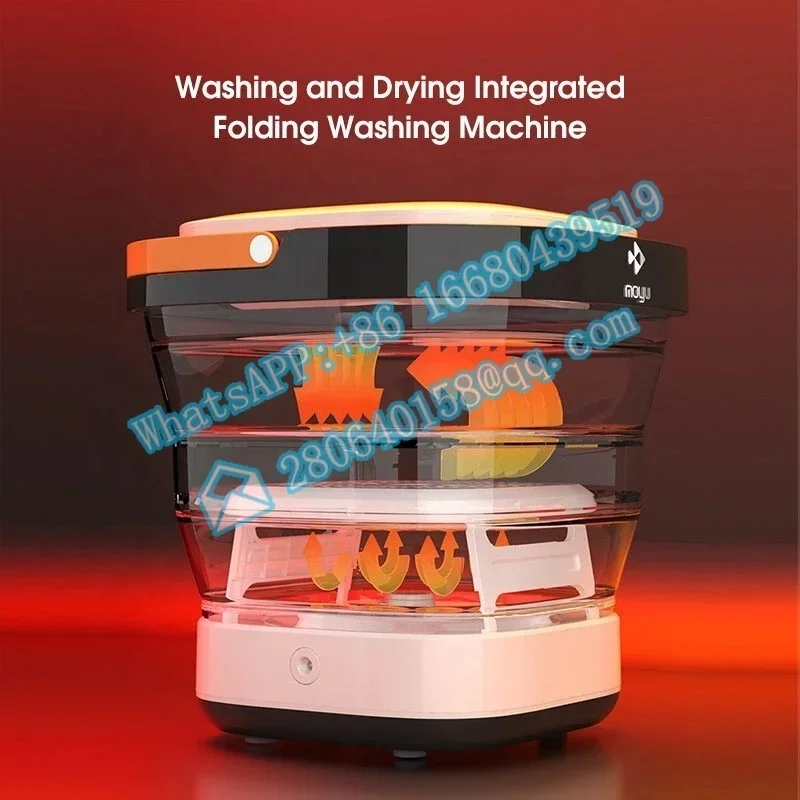 Convenient Model Mini Automatic Folding Portable Washing Machine With Dryer