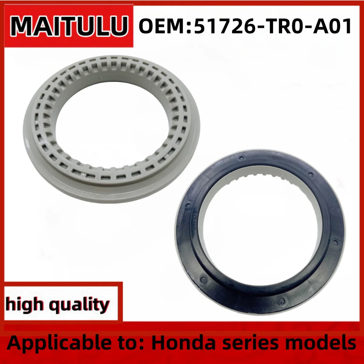 2PCS front shock absorber bearings for Honda Civic 2012 2013 2014 2015 Civic 51726-TR0-A01 front shock absorber flat bearings