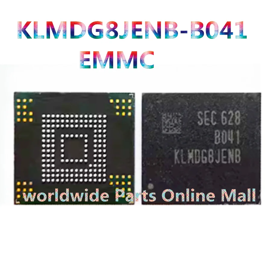 

1pcs-3pcs KLMDG8JENB-B041 128G 153 ball emmc mobile phone font second-hand plant good ball ic