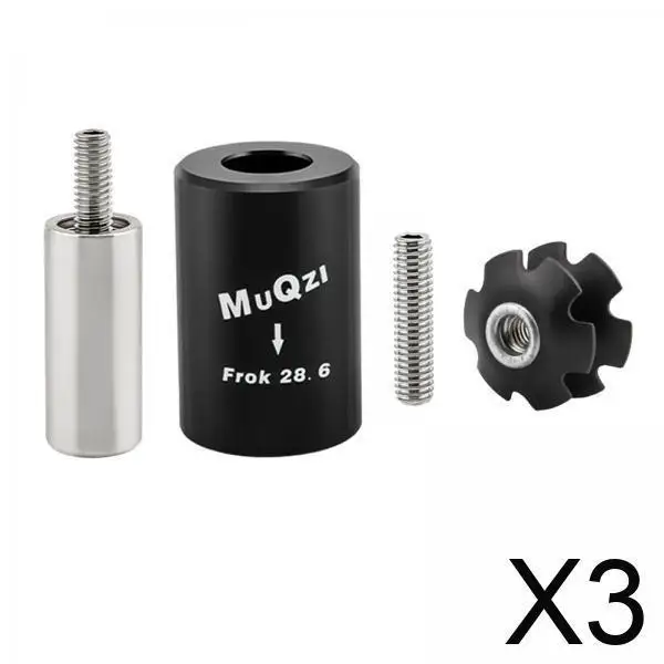 

3 инструмента для установки установки гаек вилки велосипеда, алюминиевый сплав, для трубки 28,6 мм, инструменты для езды на горном дорожном велосипеде