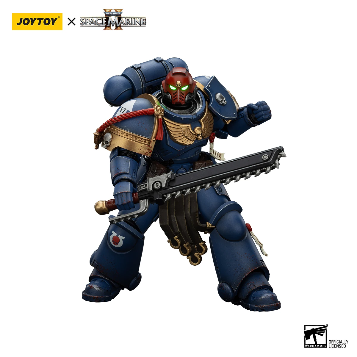 JOYTOY Warhammer40K 1/18 Space Marines Actionfigur Ultramarines Sergeant Gadriel Collectors Edition Figuren Spielzeug