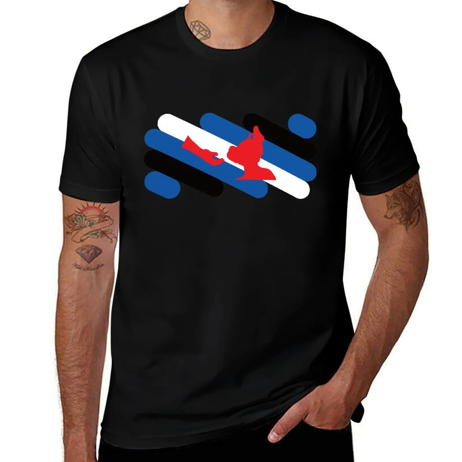 

Pup and Handler Pride Flag T-Shirt plus size clothes funny meme t-shirts shirts graphic heavy weight t shirts for men