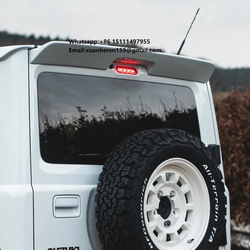 

Задний спойлер из ABS для Suzuki Jimny: Модифицированные аксессуары для крыши, запчасти для внедорожников 4x4