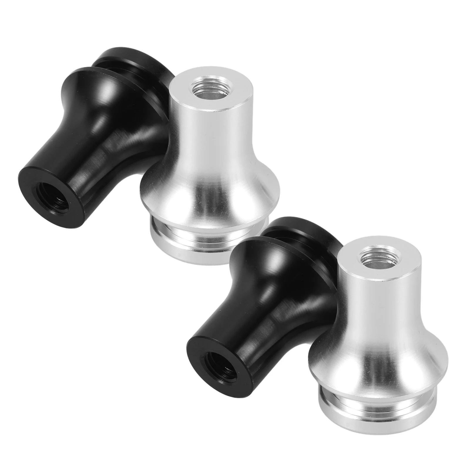 

2pcs Universal Shift Knob Adapter Aluminum Alloy Thread Connector For Automotive Car Interior Upgrade Accessory