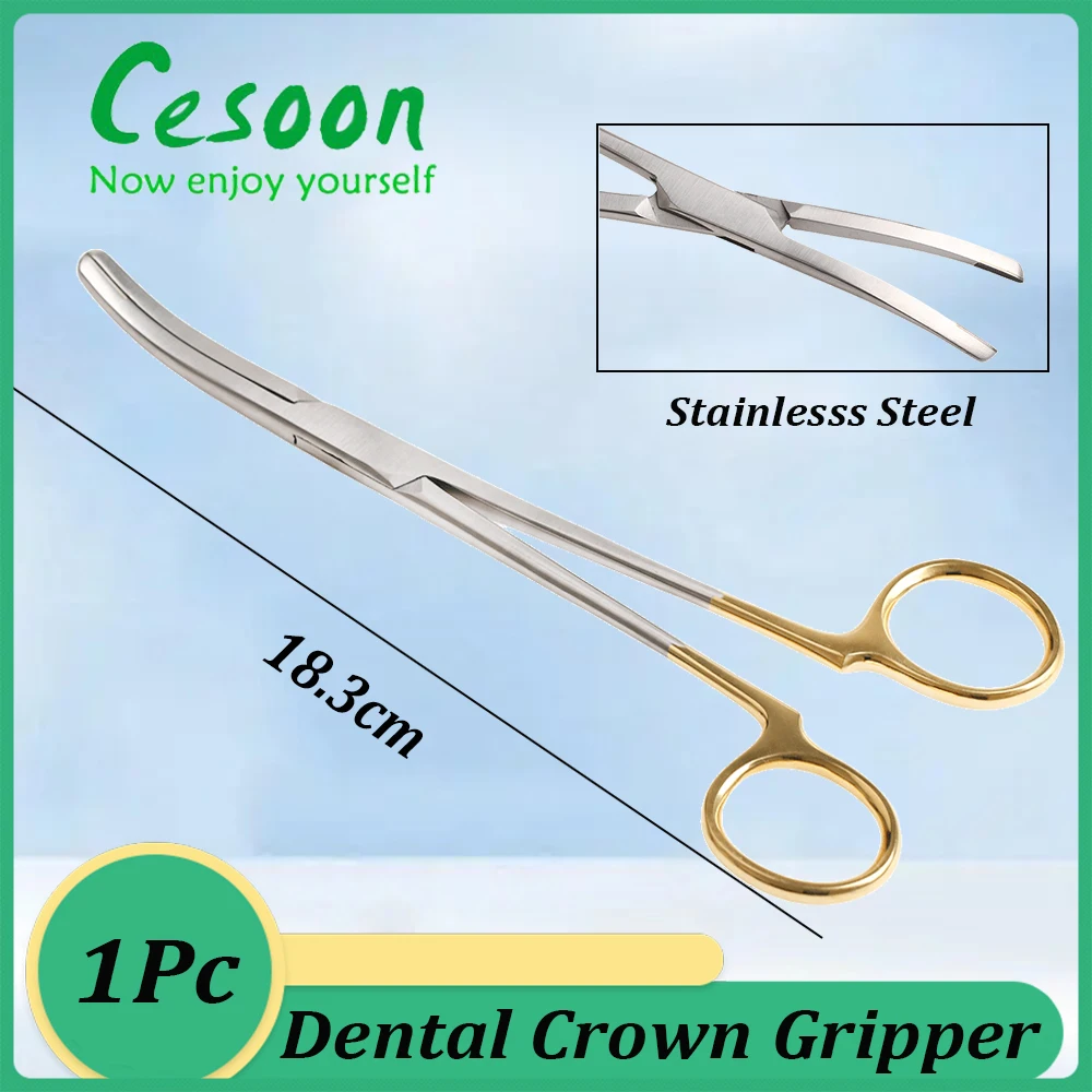 1Pc Dental Crown Remover Gripper High Speed Dentist Surgical Treatment Material Teeth Orthodontics Medical Tools Stainless Steel