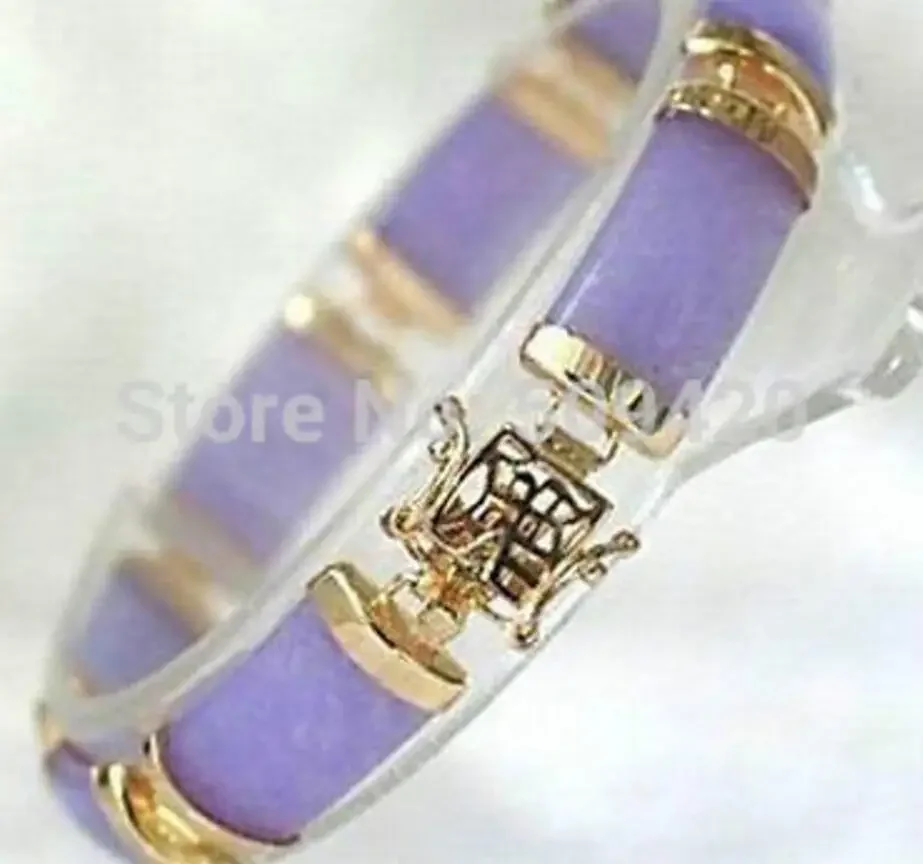 

New Stunning purple jade Jewellery bracelet bangle