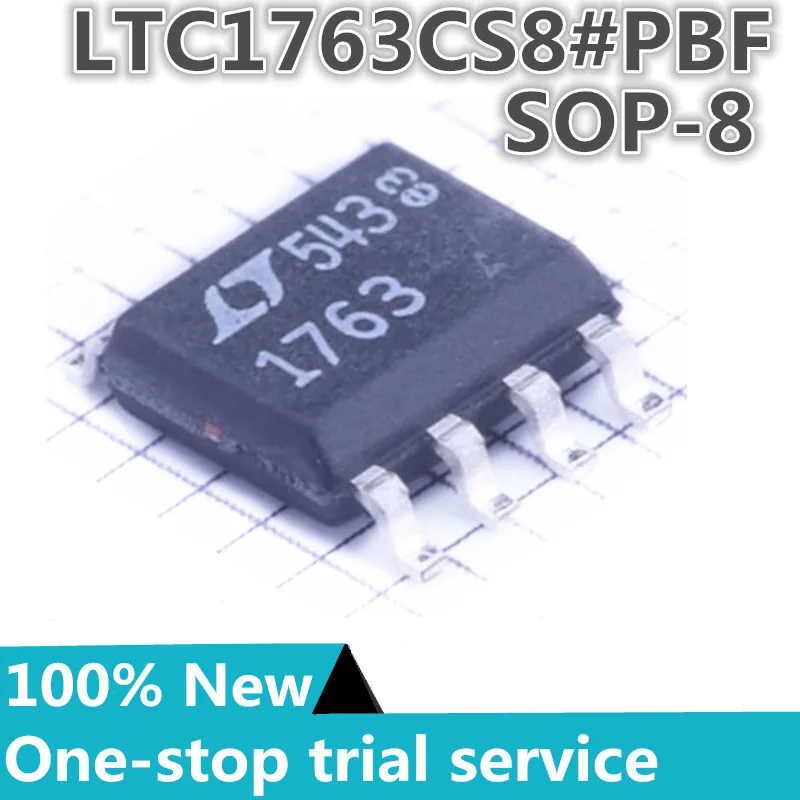 

2-100pcs %New original LTC1763CS8#PBF SOP-8 silk screen 1763 Low voltage difference linear voltage regulator LDO chip