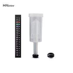 Brewing Fermentation 3-Piece Airlock & Grommet & Thermometer Stickers Kit Make Beer Wine Sauerkraut Kimchi Kombucha Pickles