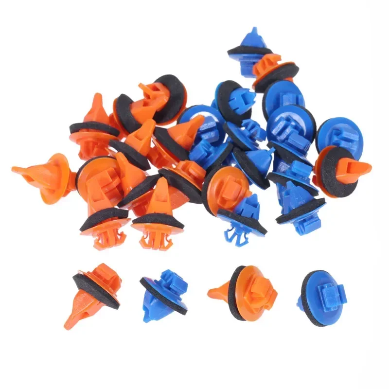 30Pcs 나일론 몰딩 플레어 클립 키트 도어 트림 로커 패널 75495-35010 75397-35010 Toyota 4Runner RAV4 FJ Cruiser Highlander