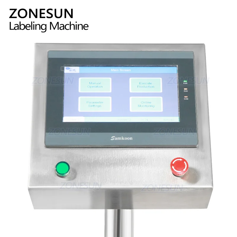ZS-TB831F Vertical Custom Automatic 4 Sides Wrap Around Sticker Flat Food Carton Box Corner Labeling Machine