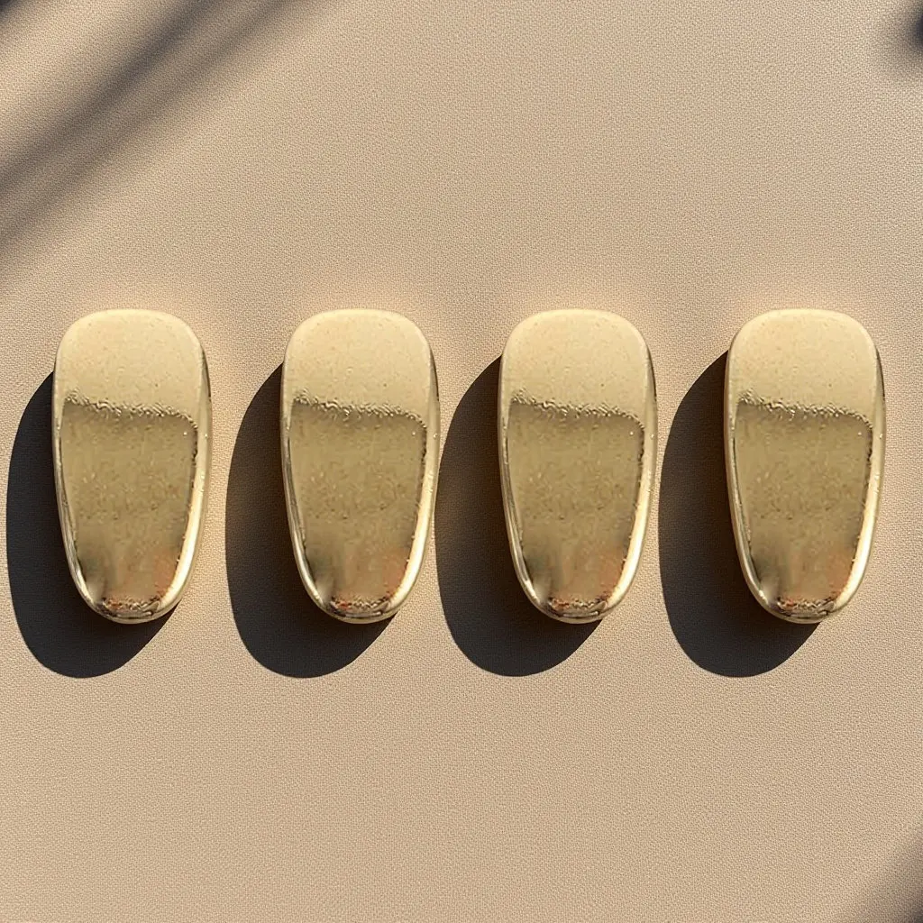 

4Pcs Golden Titanium Nose Gasket for Eyeglasses Universal Glasses Replacement Parts Comfortable Anti-Slip Support