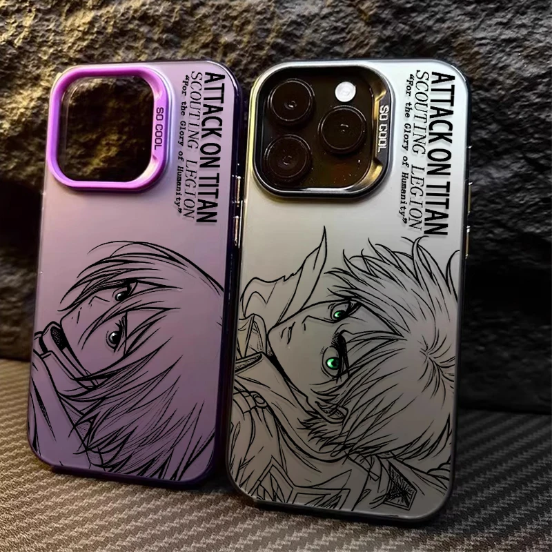 ATTACK ON TITAN MIKASA EREN YEAGER Couple Case for Samsung Galaxy S25 Edge S26 S24 S23 Ultra S22 S21 Plus FE A57 A37 A17 A07 4G