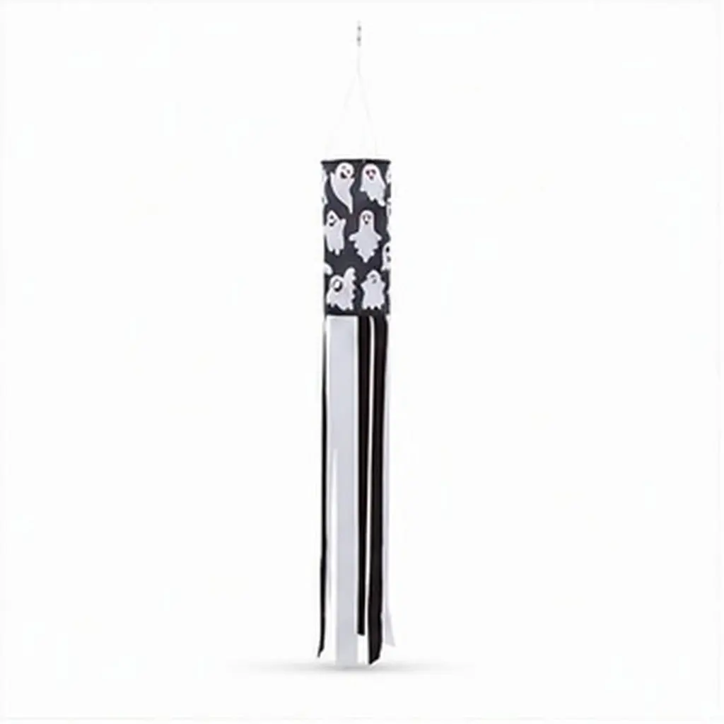 Halloween Windsock Haunted House Outdoor Pendant Flag 100Cm Long Rotating Clip Hanging Decor Holiday Yard Decoration