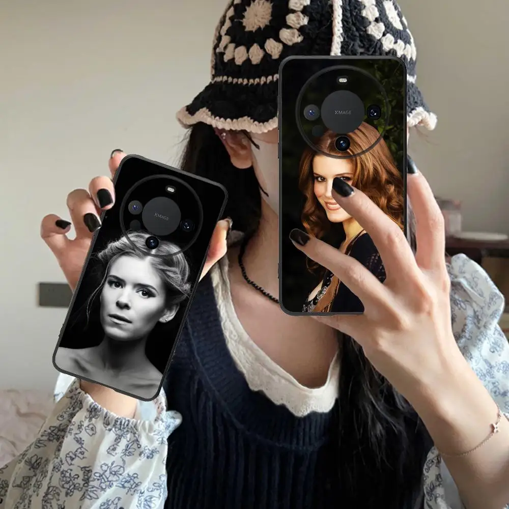 Kate Mara Phone Case for Huawei Mate 60 50 40 30 20 10 Pro Plus Lite E 5G Soft TPU Shockproof Cover