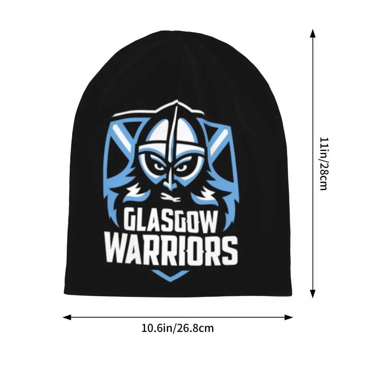 Glasgow Warriors Icon Warm Knitted Cap Fashion Bonnet Hat Autumn Winter Outdoor Beanies Hats for Men Women Adult