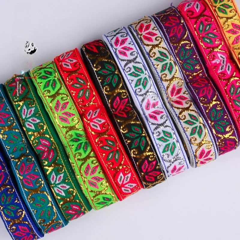 

2-Centimeter Ethnic Sle Lace Weave Belt Performance Costume Accories Minori Special Features Decorative Skirt Hem Trim