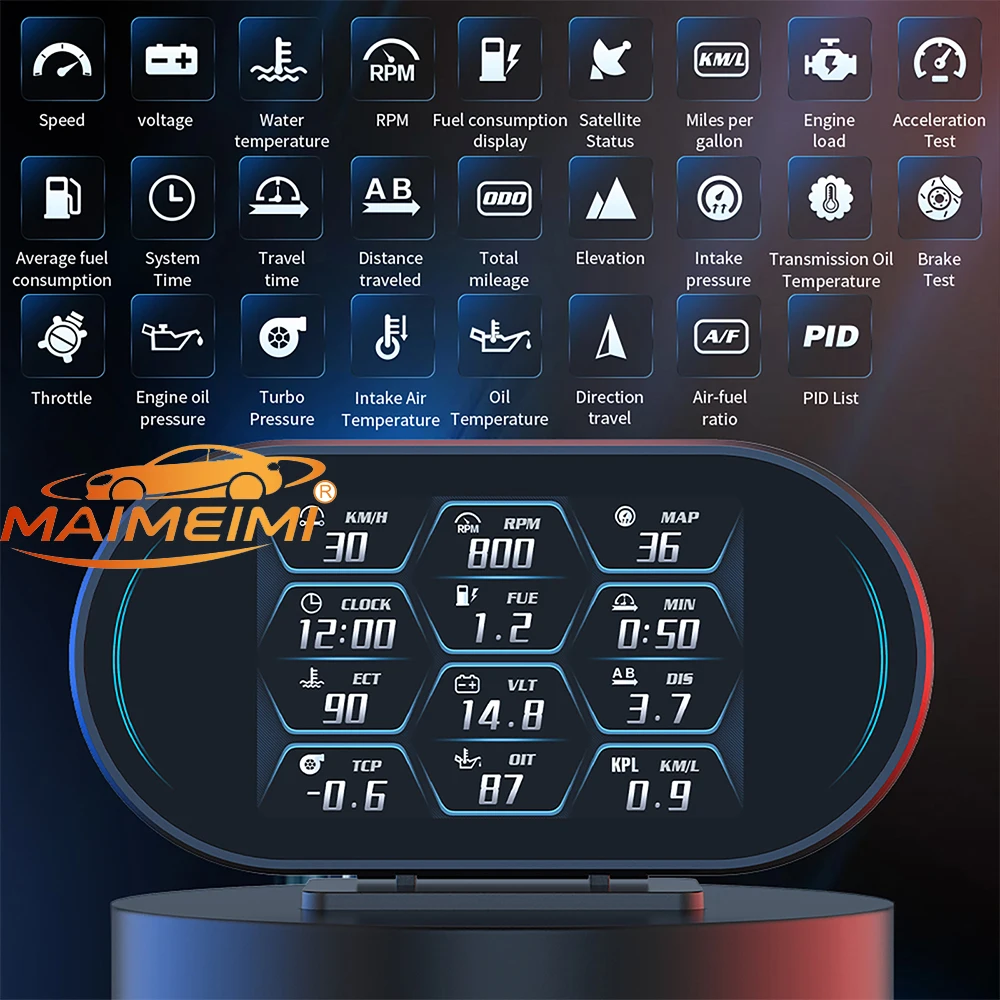 obd2スキャナー-車用デジタルオンボードコンピューター-lcdディスプレイ-燃料消費量-水温計-スピードメーター-hud