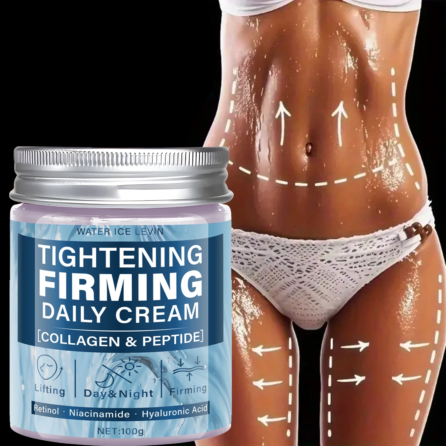 Kollagen- und Peptidstraffung, straffende Alltagscreme mit Retinol und Niacinamid zum Straffen