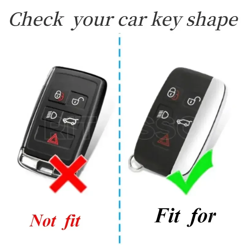 TPU Car Remote Key Case Cover Shell For Land Rover Range Rover Sport Evoque Freelander Velar Discovery 4 Jaguar XE XJ XF Guitar