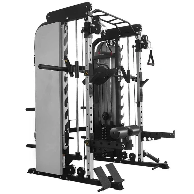 Home Sports Multi-Functional Trainer Smith Machine Squat Rack Crossover Trainer Smith Machine