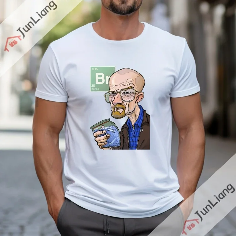 Mike Ehrmantraut Funny T Shirts Breaking Bad Tops Women\'s T-shirt Kpop Goth Clothes Y2k Clothing Harajuku Men