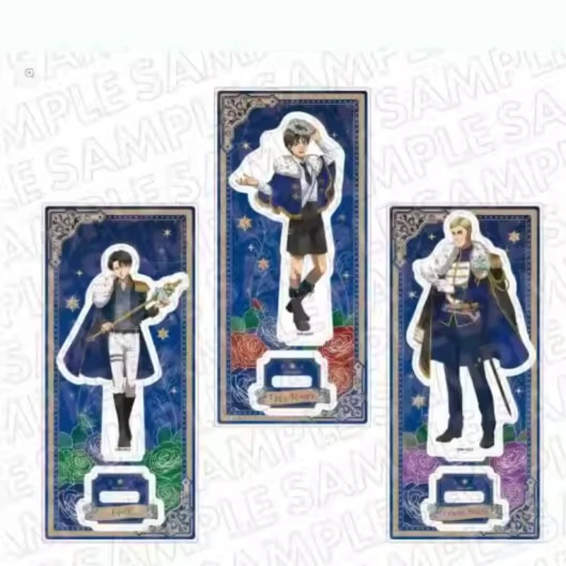 Figura de acrílico de Erwin Smith, Eren Yeager y Levi Ackerman, modelo de anime, placa decorativa, juguete de cosplay, regalo.
