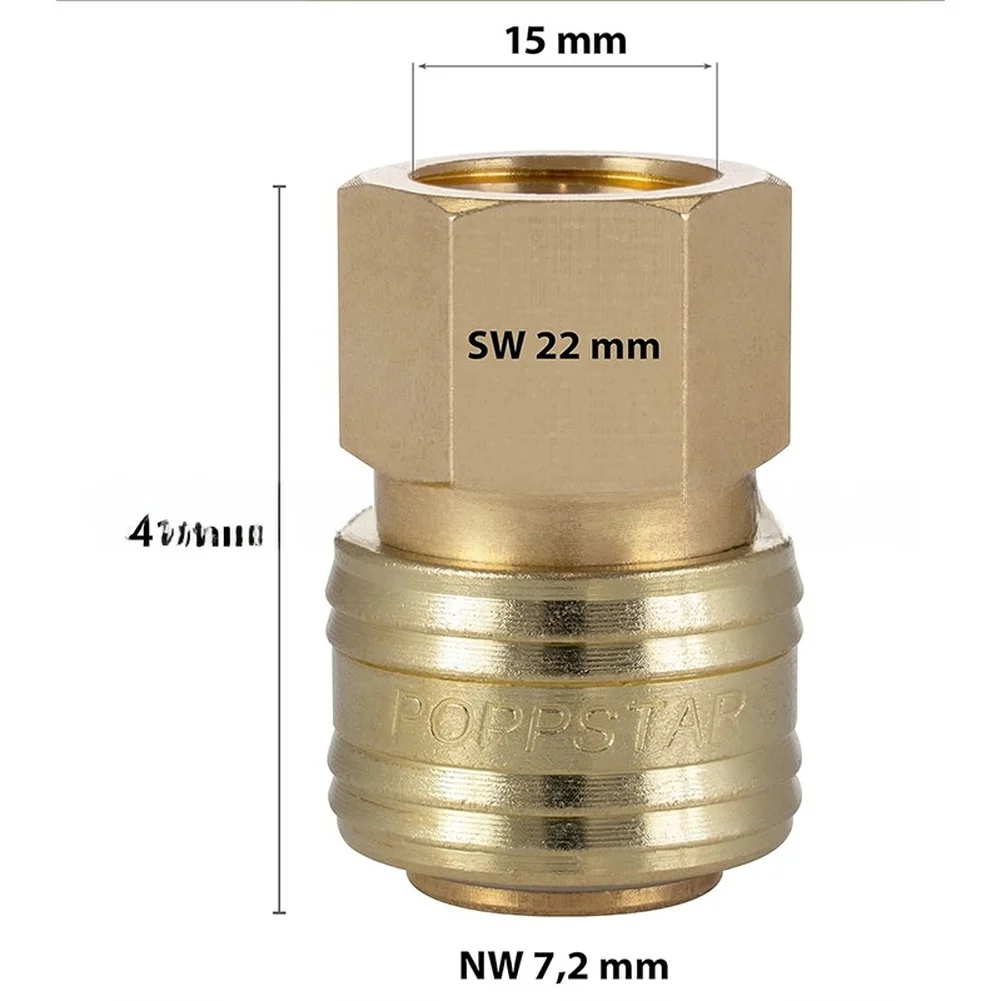 1/4 For Bsp Brass Air Hose Fitting Quick Connect Coupler Pneumatic Adapter For Air Compressor Accessories Air Hose Connections