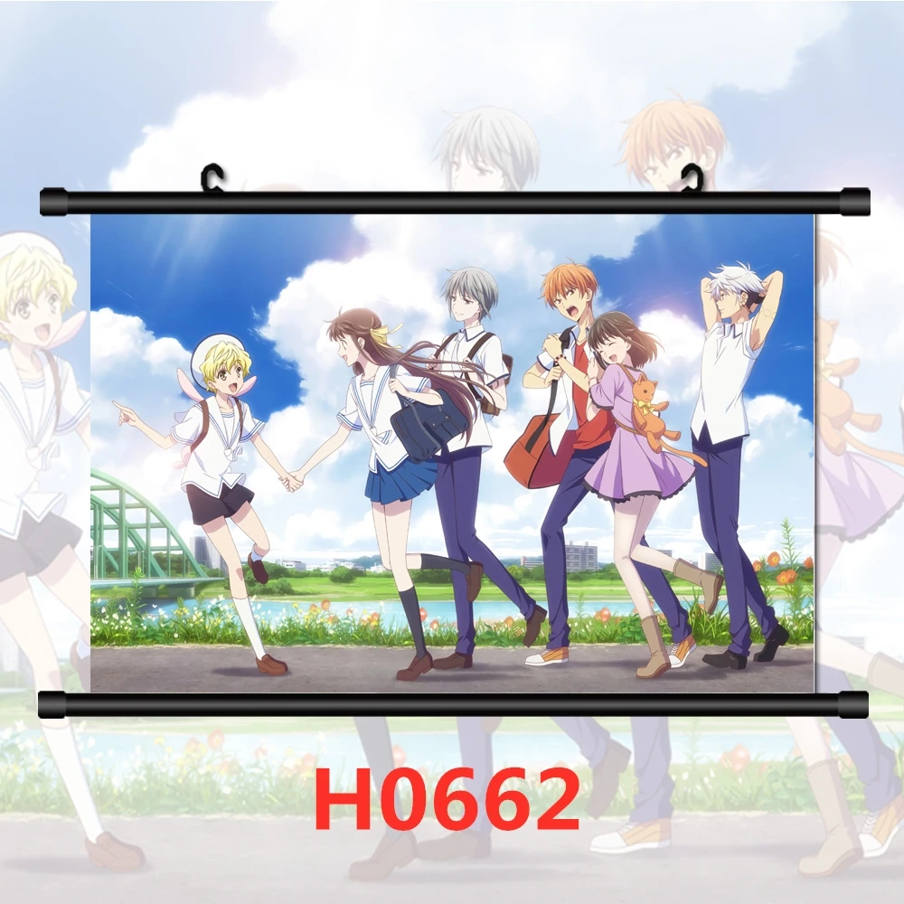 Fruits Basket Honda Tohru Sohma Kyo Yuki Anime Canvas Painting Posters Living Kids Room Decor Pictures Manga Wall Art Prints