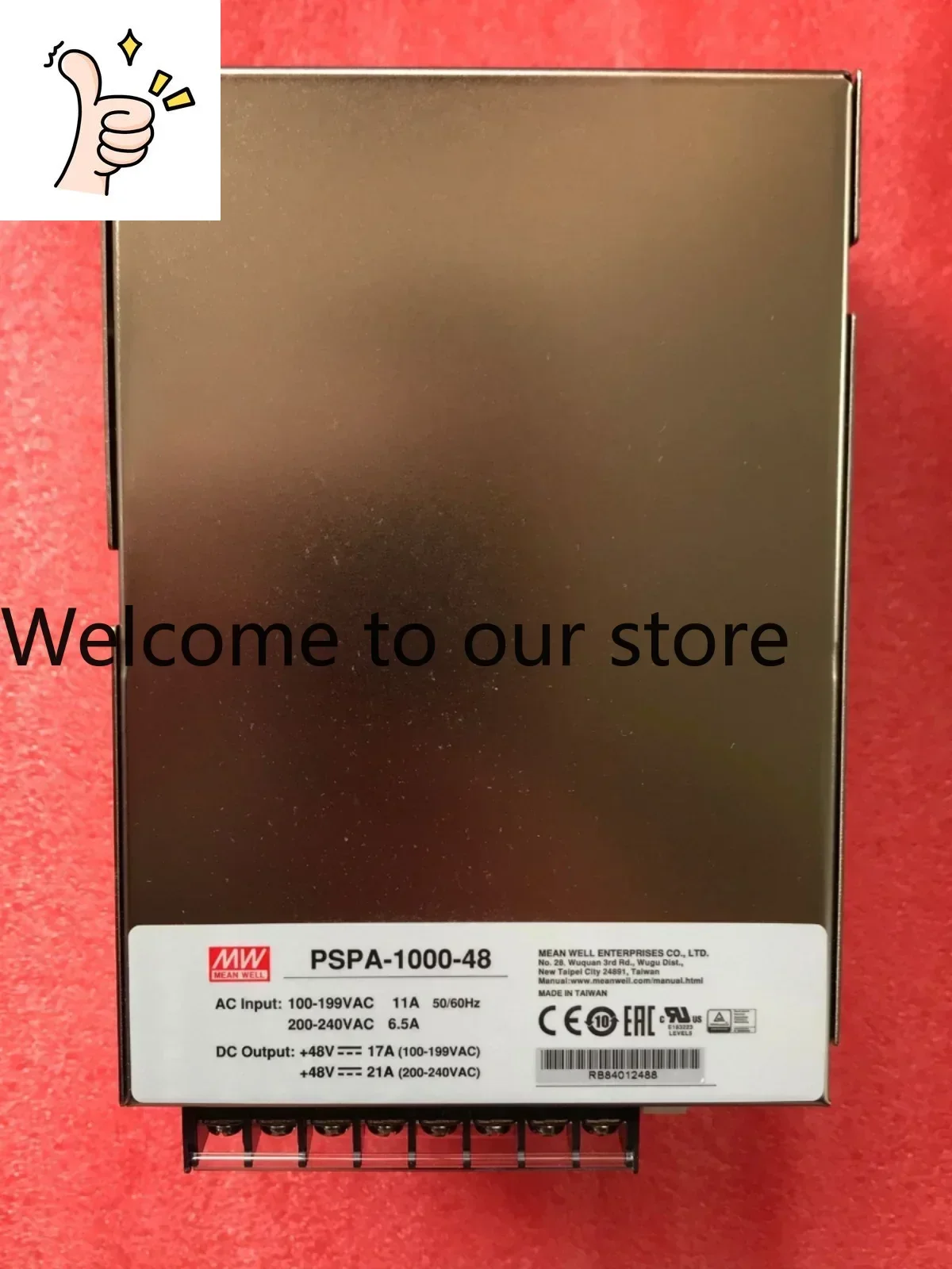 2025 Switching Power Supply PSPA-1000-12V15V24V48V Active PFC And Parallel Function 960W1000W