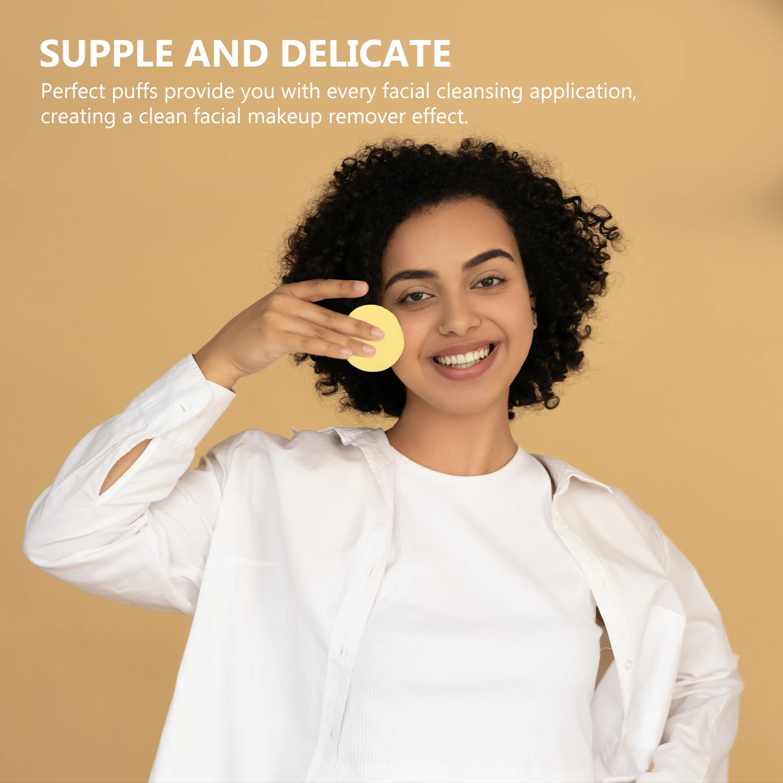 60 stuks gezichtsreiniging diepe reiniging exfoliërende sponzen voor reizen thuis gezichtsverzorging draagbare make-up verwijderingspads