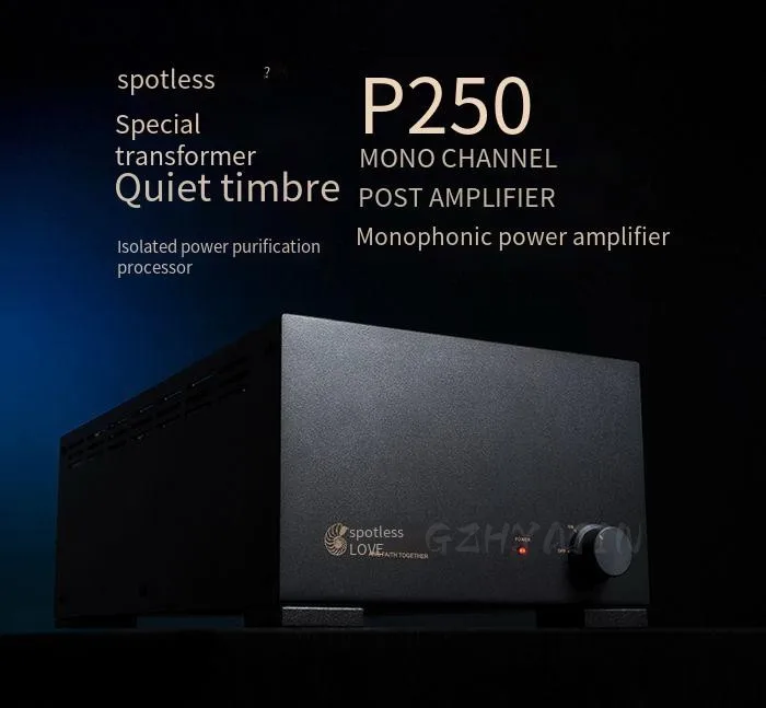 [spotless】P250 mono back stage amplifier 250W high power HIFI power amplifier