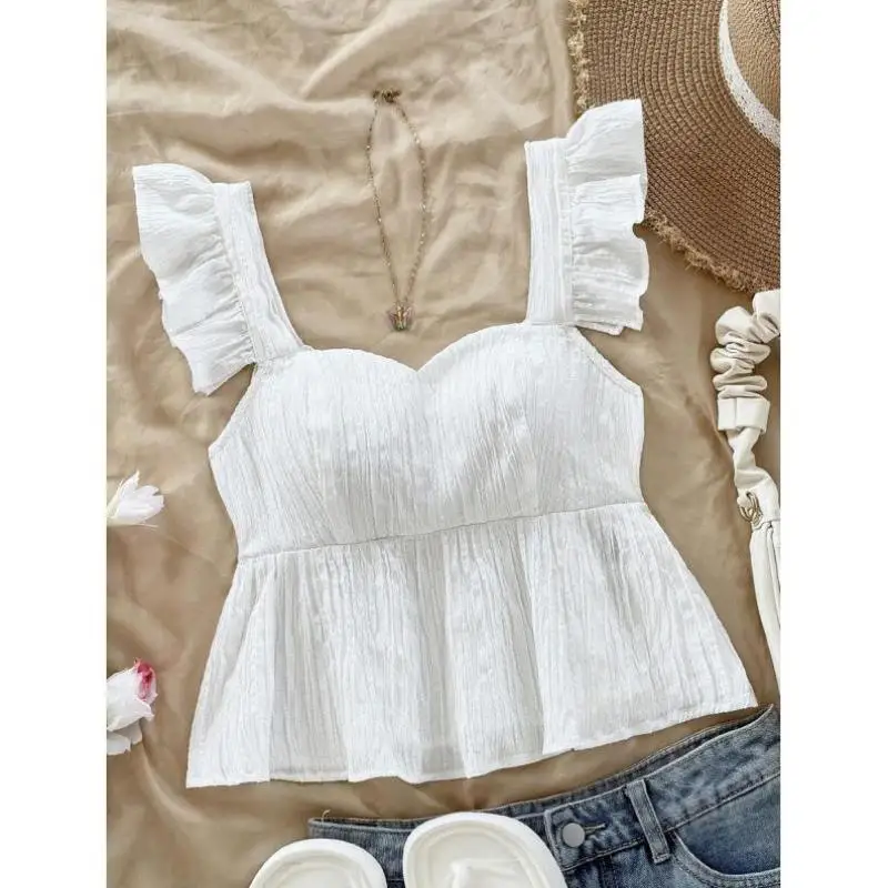 

Новая женская блузка G 4859 из фактурной ткани А-силуэта для женщин среднего возраста, трансграничная поставка, Thiened Fce irt