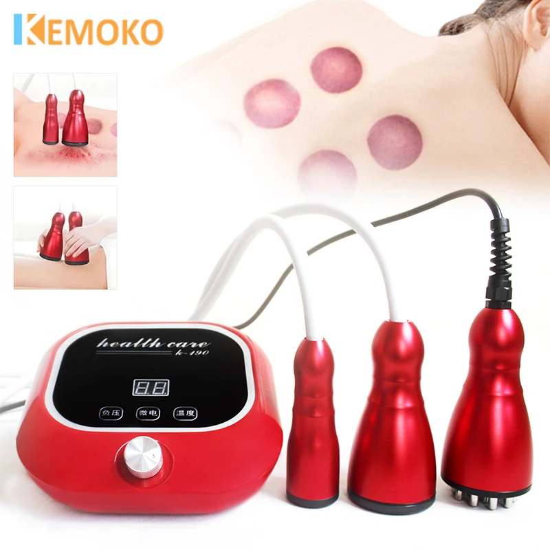 

Electric Scraping Massager Body Scraping Massage Smart Electric Vacuum Cupping Heating Suction Cup Device Back Neck Arm Massger