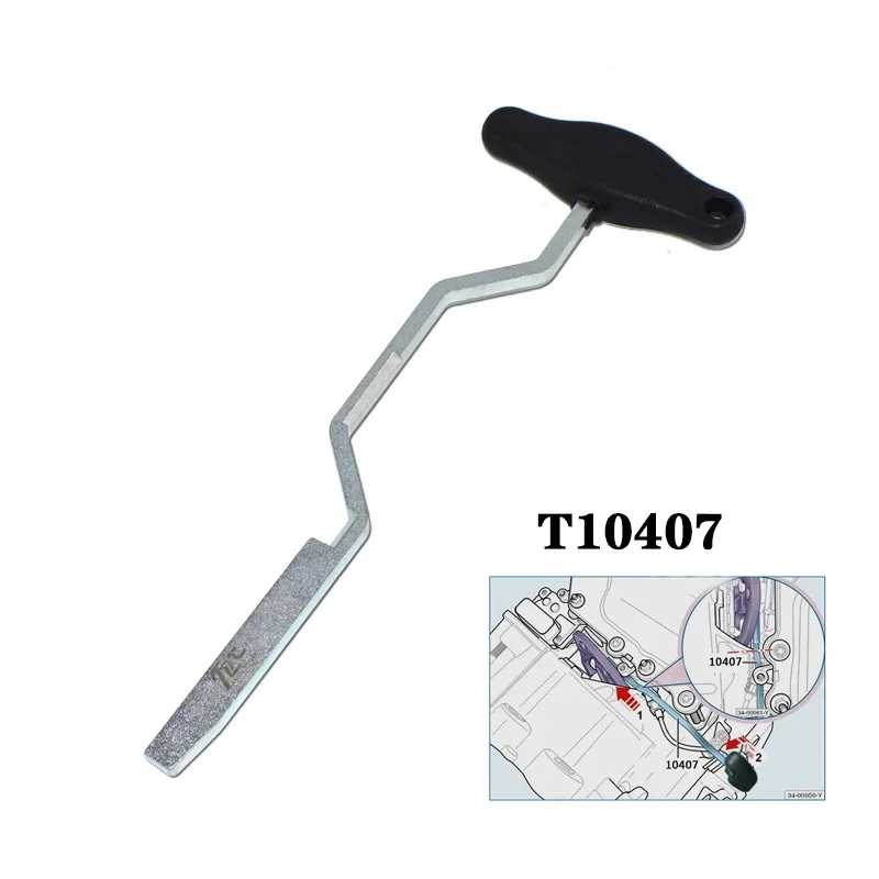 T10407 Assembly Lever Tool Direct Shift DSG 7 Speed Gearbox For AUDI